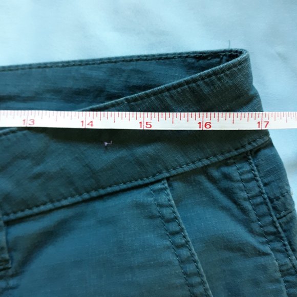 Prana Bermuda Light Blue Hiking Shorts - Picture 9 of 9